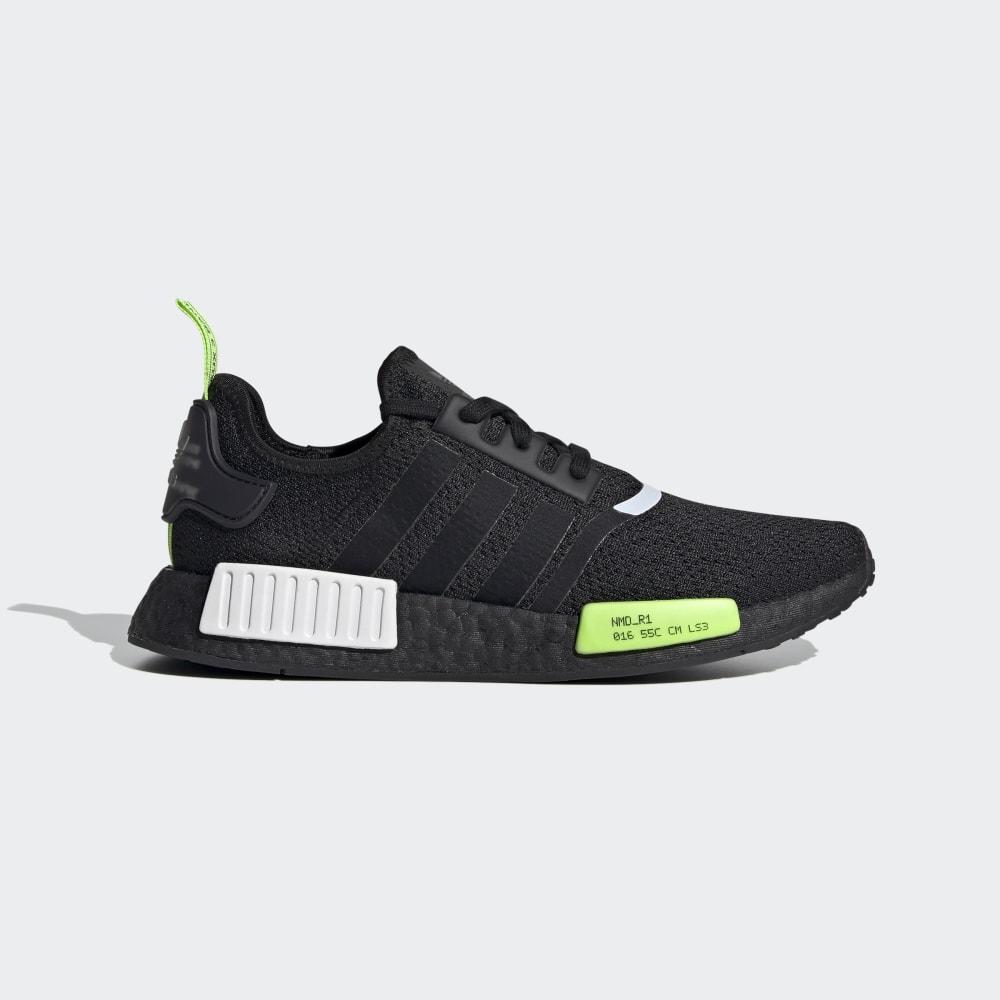 Originals Adidas NMD_R1 Barbati Romania - Negrii/Verzi/Albi EF4268